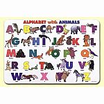 Painless Learning Alphabet & Animals Placemat