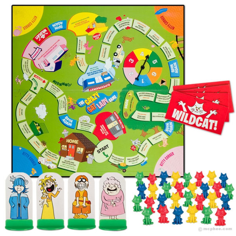 .Crazy Cat Lady Board Game The Granville Island Toy Company