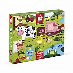 Tactile Puzzle - Farm Animals 20pc
