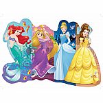 24pc Floor: Pretty Princess Disney