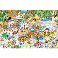 1500pc Jan Van Haasteren Wild Water Rafting