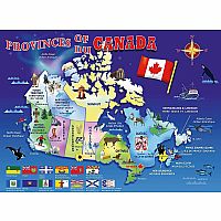 100pc  Map of Canada