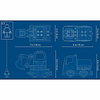 Truck & Tracked Excavator