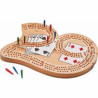 29 Shape Wood Cribbage Board