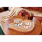 29 Shape Wood Cribbage Board