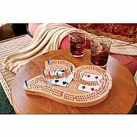 29 Shape Wood Cribbage Board