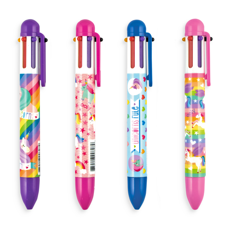 Pen with different colors store