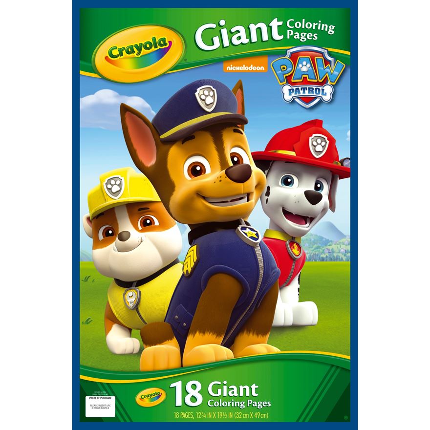 "Paw Patrol" Colour - The Island Toy Company