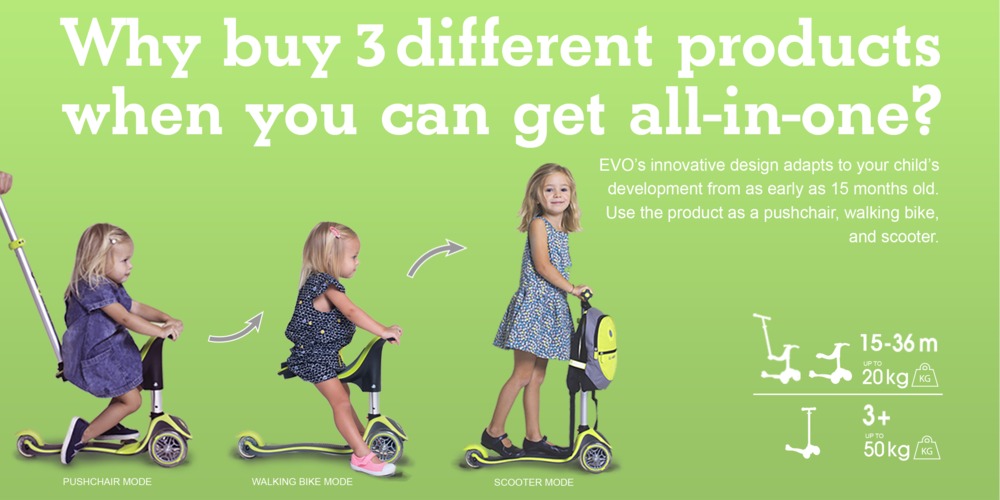 globber scooter evo 4 in 1