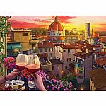 500pc Cozy Wine Terrace - Large Format