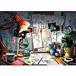 1000pc Disney-Pixar: The Artist's Desk