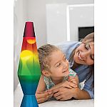 14.5'' Rainbow Tri-Colour Lava Lamp