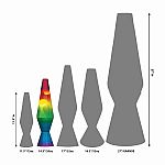 14.5'' Rainbow Tri-Colour Lava Lamp
