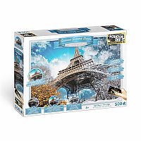 500pc Scratch Puzzle - Eiffel Tower