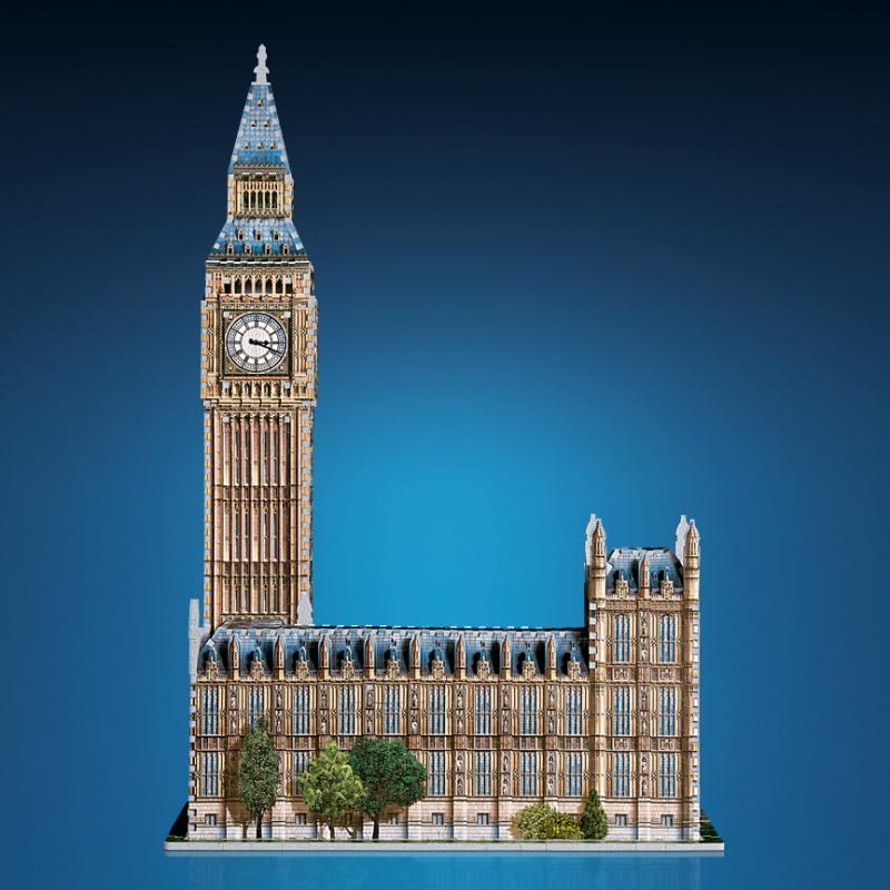 Puzzle 3D Big Ben Juego Rompecabezas 113 Piezas Parlamento del Reino Unido  j177 