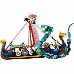 Viking Ship and the Midgard Serpent