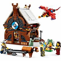Viking Ship and the Midgard Serpent
