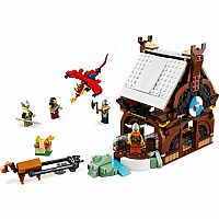 Viking Ship and the Midgard Serpent