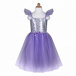 Sequin Princess Dress, Lilac,  5-6