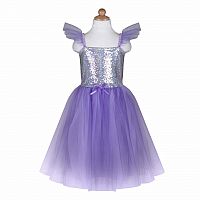 Sequin Princess Dress, Lilac,  5-6