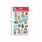 Christmas Embossed Foil Stickers