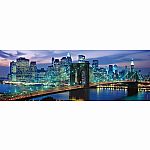 1000pc Panorama: NY Brooklyn Bridge