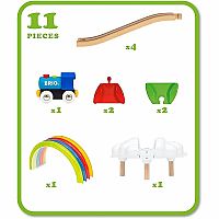 Brio My First Railway Light Up Rainbow Set
