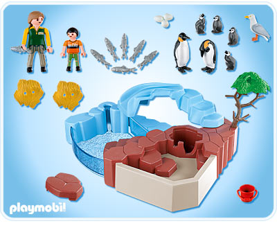 playmobil penguin pool