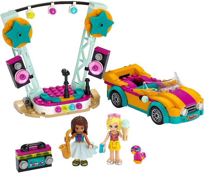 lego friends andrea car and stage