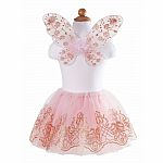 Rose Gold Tutu & Wings Set, Size 4-7