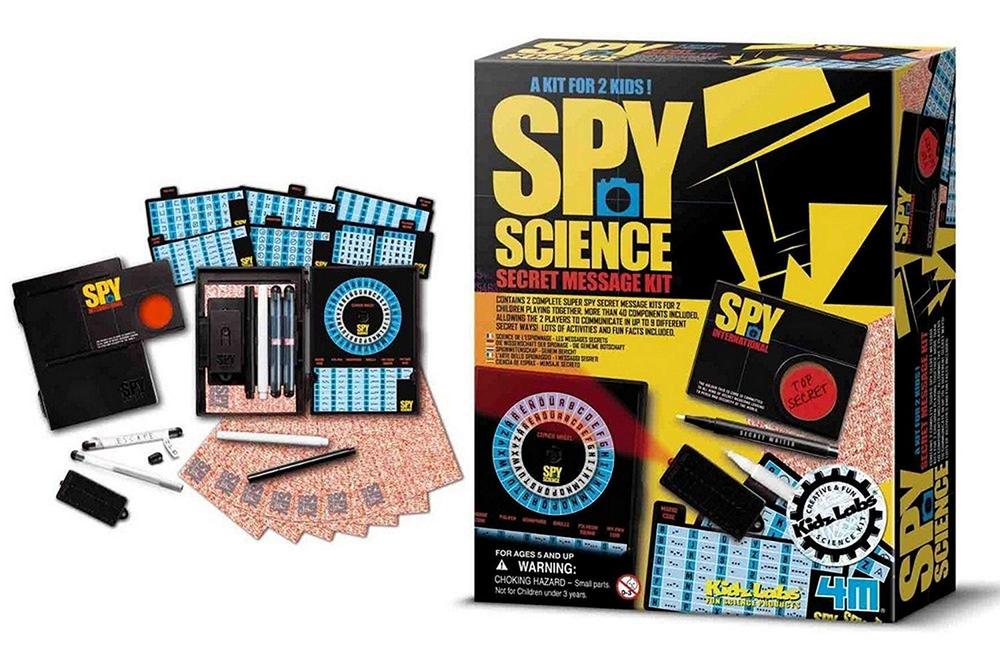 Spy Science Fun Morse Code Secret Messages Spy Journal Toys Gifts Childs 