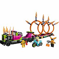 Stunt Truck and Ring of Fire Challenge