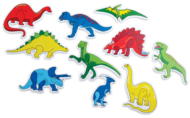 Make bath time fun Totally MOVABLE Dinosaur Bath Stickers 