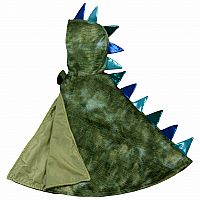 Dragon Baby Cape, Green/Blue, Size 12-24M