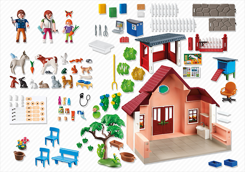 playmobil vet clinic 5529