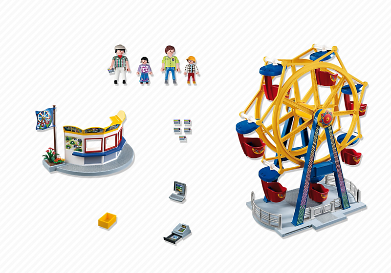 Playmobil ferris wheel with hotsell lights
