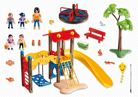 Playmobil children's playground discount