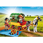 Picnic with Pony Wagon