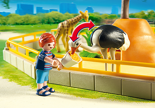 playmobil wild animal enclosure