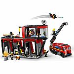 Fire Station with Fire Truck