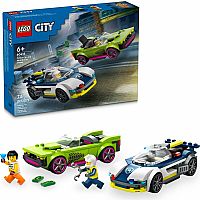 Police Car and Muscle Car Chase