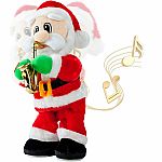14" Animated Santa and Saxophone