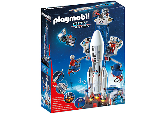 Playmobil space rocket with launch site 2025