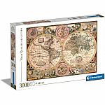 3000pc Old World Map Antique Puzzle 