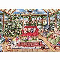 1000pc Christmas Conservatory