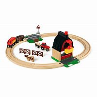 Brio Farm Railway Set