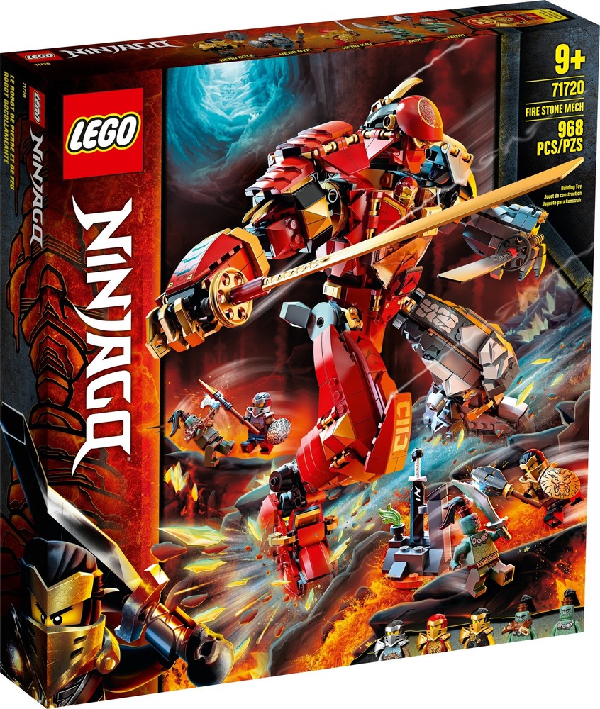 Lego ninjago stone mech best sale