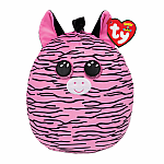 Squish-A-Boo  Zoey - Pink & Black Striped Zebra