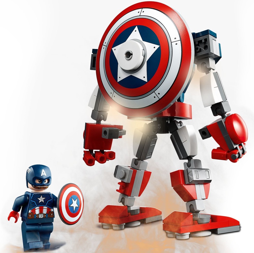 captain america mech strike funko