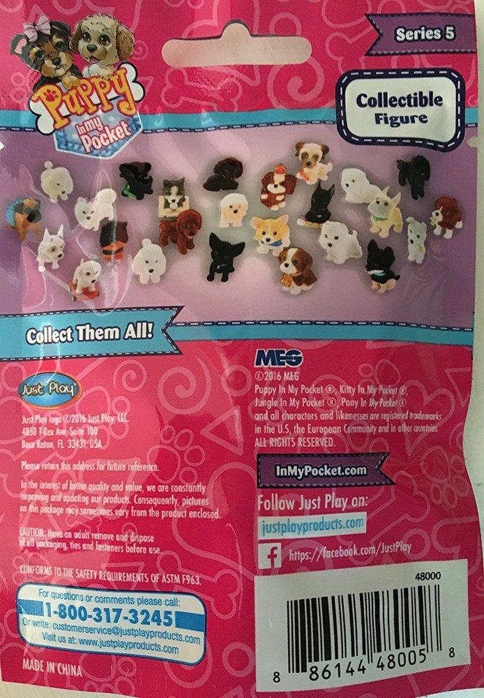 puppy in my pocket blind bag
